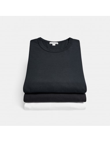 3 Pack Short Sleeve Crew Neck - Black/White/Deep meilleur choix