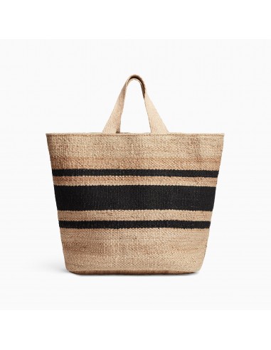 Playa Striped Large Hemp Tote - Natural/Black Les magasins à Paris et en Île-de-France