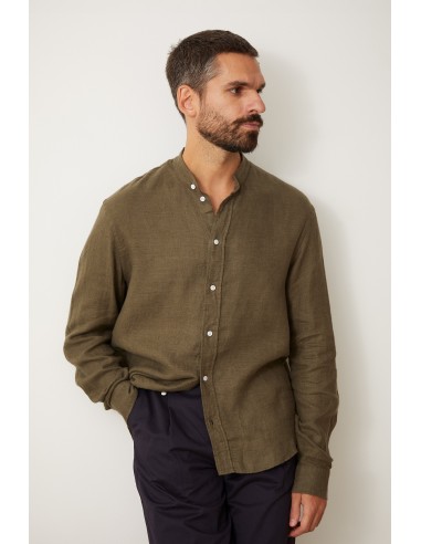 Arles shirt in khaki de technologie