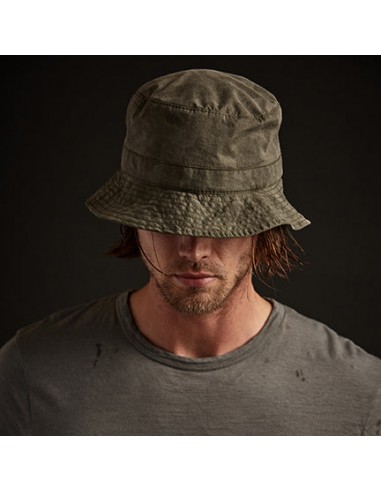 Camo Poplin Bucket Hat - Marjoram Pigment Les êtres humains sont 