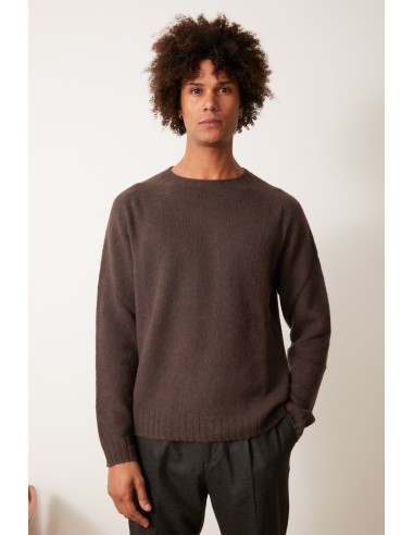 John sweater in brown ouvre sa boutique