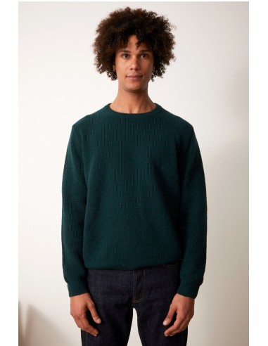 Verone sweater in forest green ouvre sa boutique