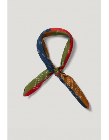 Foulard BG10 multicolore ou a consommer sur place