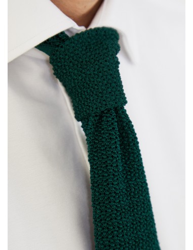 Crispy tie in fir green Toutes les collections ici