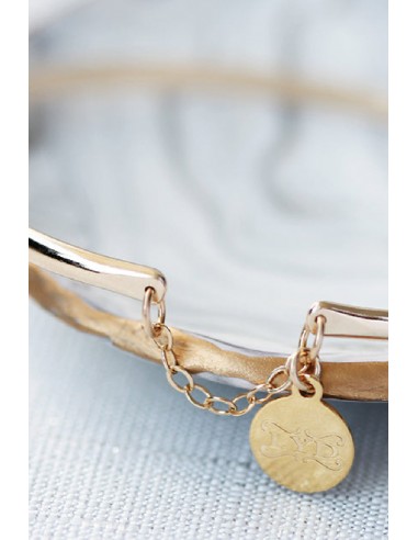 Leah Yard Glamour Bangle en linge