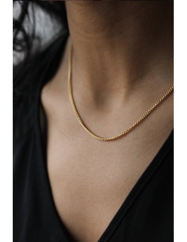 Leah Yard Heavy Minimalist Curb Chain 14K Gold Filled Les magasins à Paris et en Île-de-France