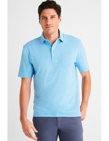 Johnnie-O Heathered Original Polo Shirt Paris Déstockage Promo