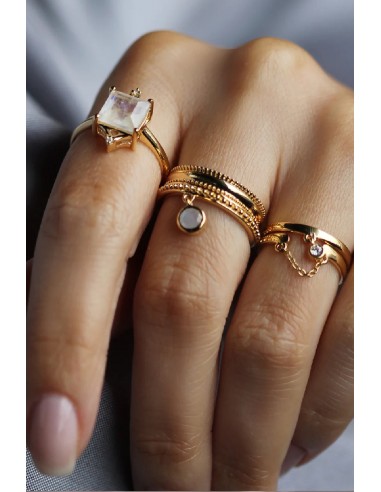 Leah Yard Cascade Ring pas cher chine