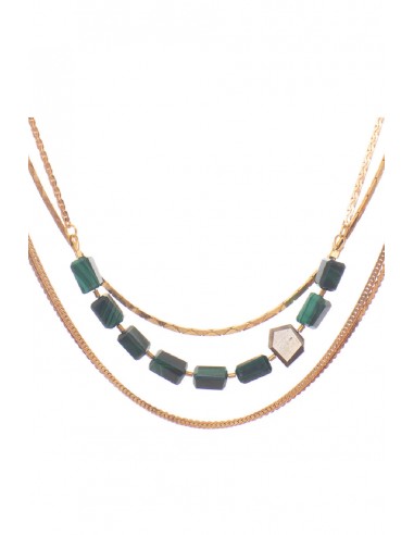 Hailey Gerrits Faunus Necklace (Malachite) français