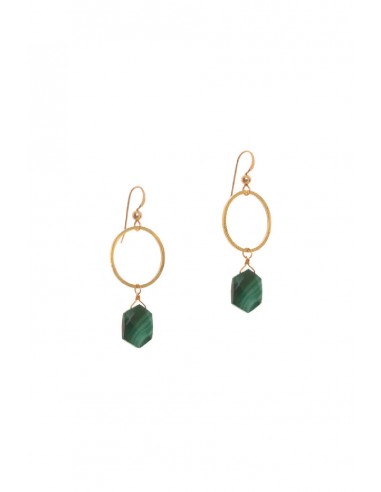 Hailey Gerrits Rhea Earrings (Malachite) est présent 