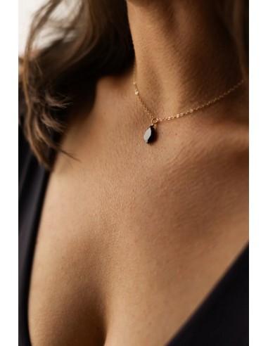 Leah Yard Ava Necklace Black Onyx en ligne