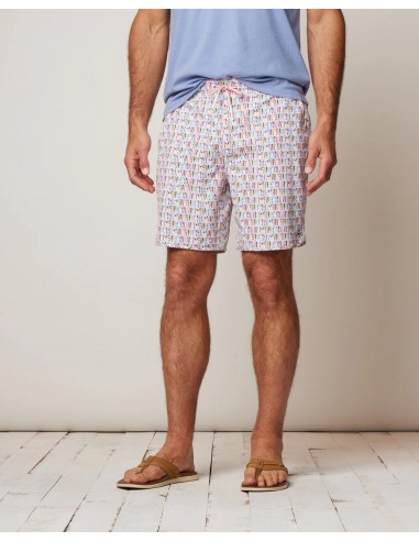 Johnnie-O Swell Half Elastic 7" Surf Shorts de l' environnement