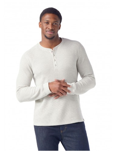 Smartwool Men's Waffle Long Sleeve Henley Paris Déstockage Promo