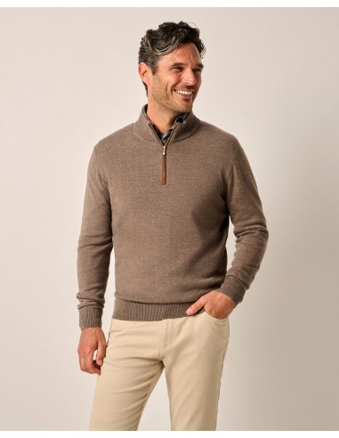 Johnnie-O Raynor Merino 1/4 Zip Sweater livraison gratuite