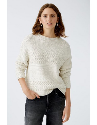 Oui Textured Knit Pullover chez Cornerstreet bien 