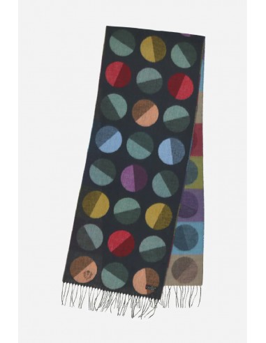 Fraas Divided Dots Woven Cashmink Scarf 2 - 3 jours ouvrés.