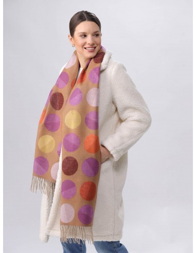 Fraas Divided Dots Woven Cashmink Scarf Economisez 