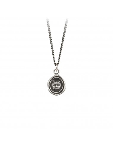 Pyrrha "Witty Appreciation" Talisman Necklace with 18" Fine Curb Chain (1.5mm) de l' environnement