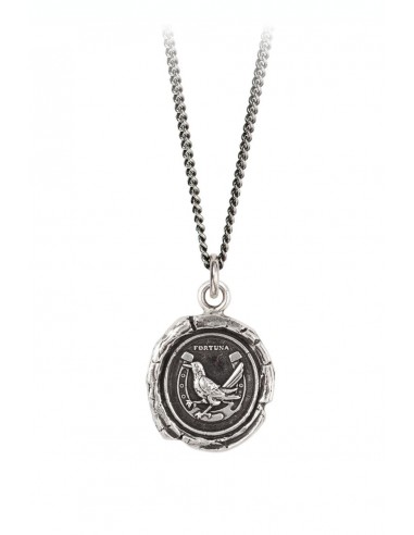 Pyrrha "Luck" Talisman 18" Fine Curb Chain (1.5mm) 2 - 3 jours ouvrés.