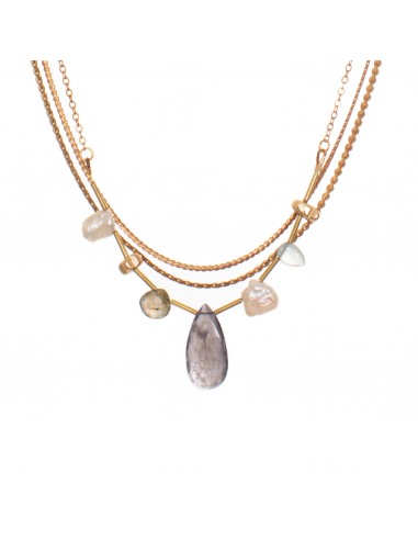 Hailey Gerrits Classic Seda Necklace (Iolite) vente chaude votre 