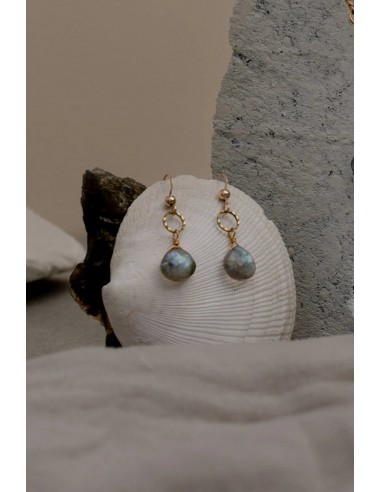 Hailey Gerrits Sidra Earrings (Labradorite) Comparez plus de prix