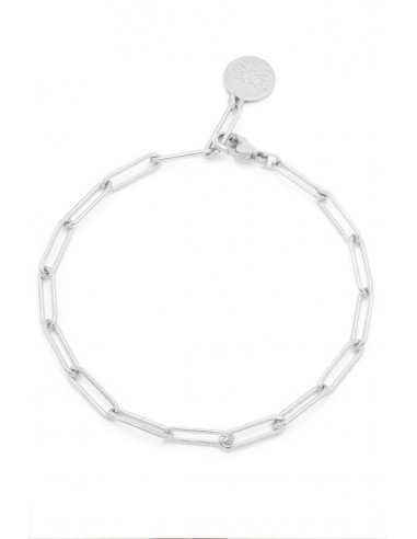 Leah Yard Paperclip Bracelet Sterling Silver Voir les baskets