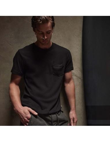 Lightweight Jersey Pocket Tee - Black l'évolution des habitudes 