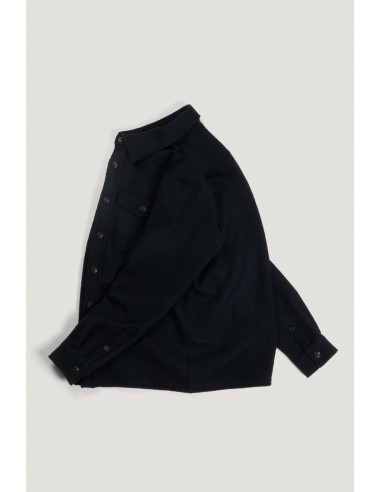 Milo overshirt in navy pas cher 