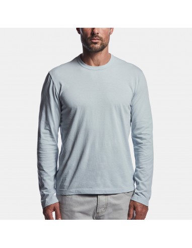 Long Sleeve Crew Neck - Grey Glacier meilleur choix