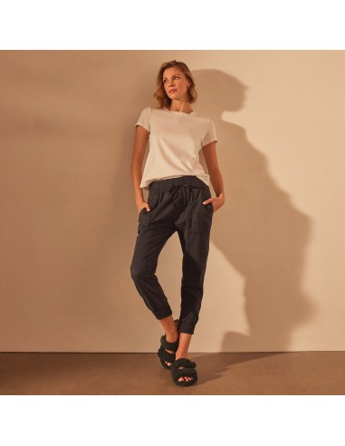 Mixed Media Pant - French Navy en ligne des produits 